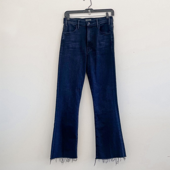 Mother The Hustler Ankle Fray Jeans in Encounters At Night 28 NWT - Picture 5 of 11